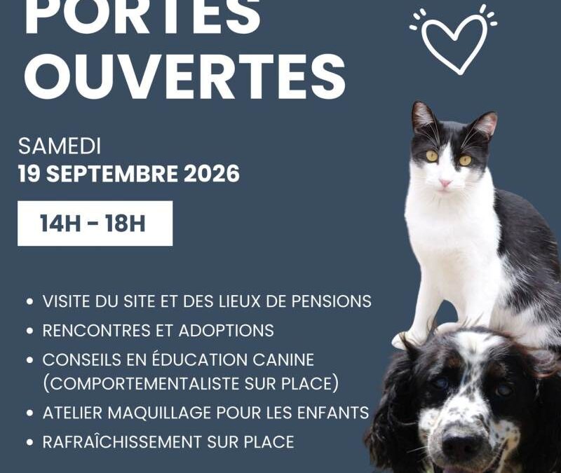 Samedi 19 septembre : Portes ouvertes au refuge !